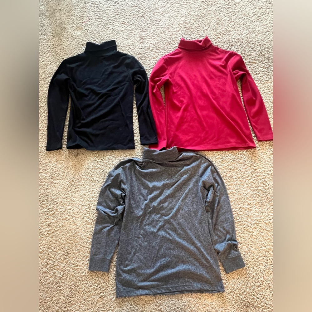 Men's Mock Neck Shirt Bundle - Mixed Brands - Sizes S & M - Excellent Condition